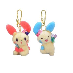 Pokemon Center Easter Garden Party 正電拍拍+負電拍拍 毛公仔掛件套裝