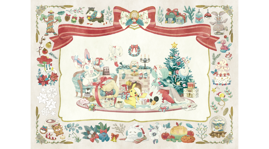 以聖誕節為主題的商品「Pokémon Holiday Blessings」在Pokémon Center登場!