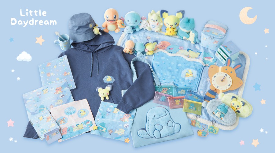 「Little Daydream」主題 Pokémon 系列商品登場!
